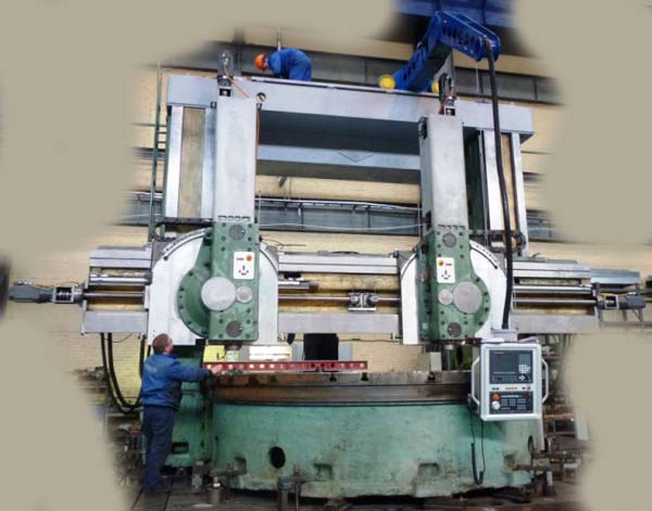 Загальний вигляд токарно-карусельного верстата 1540Ф1 1540Ф1 токарно-карусельного верстата